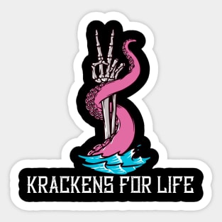 Kraken for Life Sticker